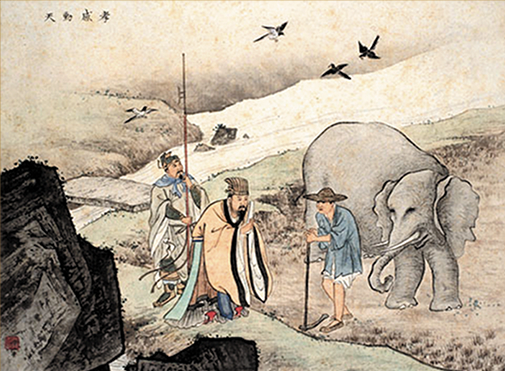 国学大师黄保的孝顺